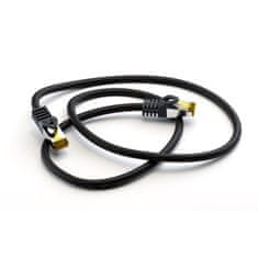Goobay S/FTP CAT 6A / S/FTP CAT 7 patch 2m (91608) črn mrežni povezovalni kabel