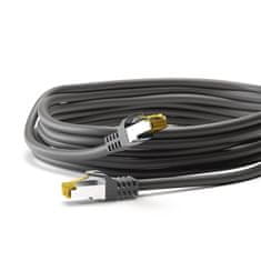 Goobay S/FTP CAT 6A / S/FTP CAT 7 patch 2m (91608) črn mrežni povezovalni kabel
