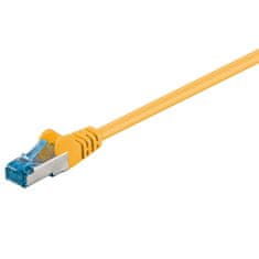 Goobay S/FTP CAT 6A patch 2m rumeni mrežni povezovalni kabel