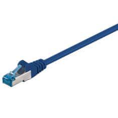 Goobay S/FTP CAT 6A patch 2m modri mrežni povezovalni kabel