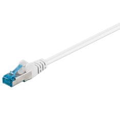 Goobay S/FTP CAT 6A patch 1m beli mrežni povezovalni kabel