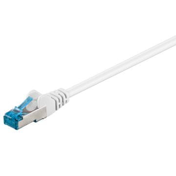 Goobay S/FTP CAT 6A patch 0,5m beli mrežni povezovalni kabel