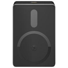 Goobay Magnetic Wireless PowerBank 10.000 mAh črna brezžična prenosna baterija