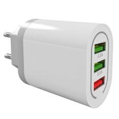 slomart PLP37F Omrežni polnilnik. usb quick 18w bela