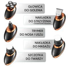 slomart DA104 Električni brivnik z glavo 5v1