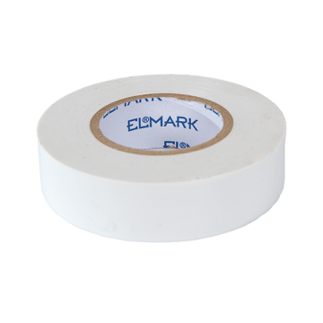 ELMARK izolirni trak 20m x 19mm BELA