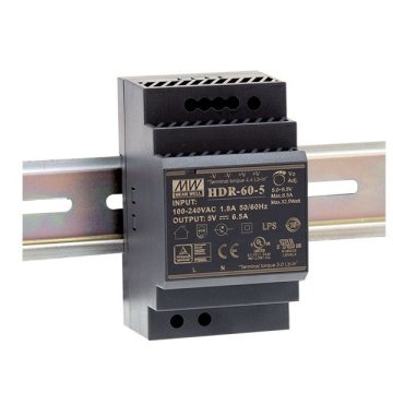 MEAN WELL MEAN WELL LED napajalnik 24V/2.5A/60W HDR-60-24 za na DIN letev