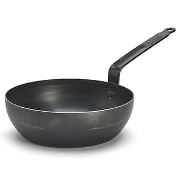 de Buyer Ponev z nelepljivim premazom 5214.24, BLUE CARBON, deep, blue steel, diameter 24 cm, height 7.7 cm