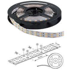 ELMARK LED trak SMD5050 15mm 2x60LED 28,8W/m Elmark - toplo bela