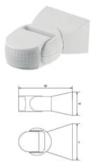 ELMARK Senzor gibanja ST15 180° IP40 - bel