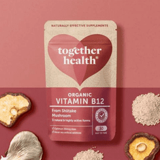 Together Health VITAMIN B12 IZ ŠITAKE GOB, 30 kapsul - naravno dopolnilo