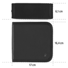 Hama CD denarnica najlon 40, črna
