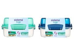 Sistema Sistema TO GO škatla za kosilo Flip and Nest 1,24 l, mešanica barv