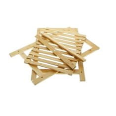 HIT HIT HT-24501125 s pladnjem iz bambusa 40x30x50cm, 3 police