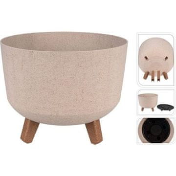 ProGarden Lonec za rože KO-Y89300290 premer 29 x 22 cm bež