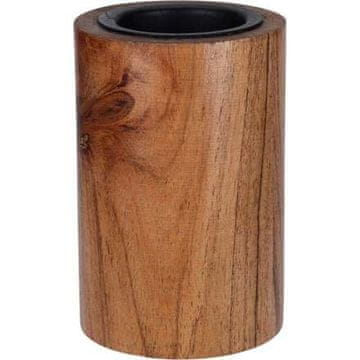 HOMESTYLING Svečnik Homestyling KO-A93000390 za čajno svečo 6 x 10 cm lesen