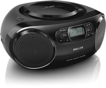 Philips Radijski sprejemnik s CD-jem AZB500/12 Black DAB+