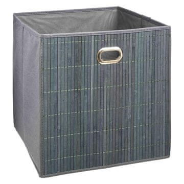 5Five® Košara/posoda 31x31x31cm bambusovo siva