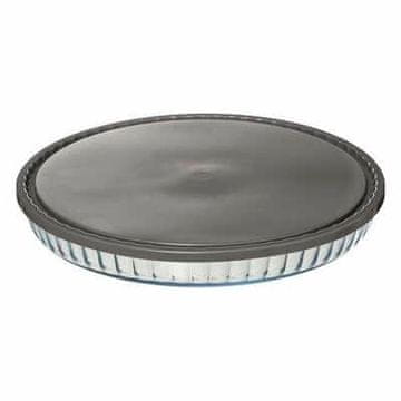 shumee Steklen pekač za pite s pokrovom, 30 cm
