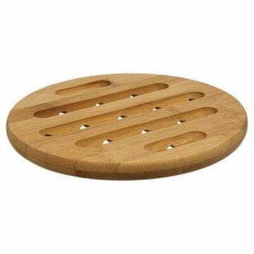 shumee BAMBUSOV KROŽNIK okrogel 18 cm svetel naraven