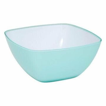 5Five® PLASTIČNA SKLEDA kvadratna Munar 19 x 19 x 9 cm mint barve