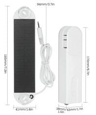 MXM Motor za upravljanje okenskih žaluzij - Tuya, ZigBee, solarno polnjenje