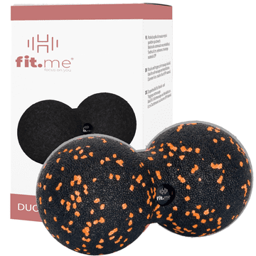 shumee DOUBLE DUOBALL MASAŽNA ROLER ŽOGA SPROŠČUJOČA TRDA EPP V KARTONSKI ŠKATLI