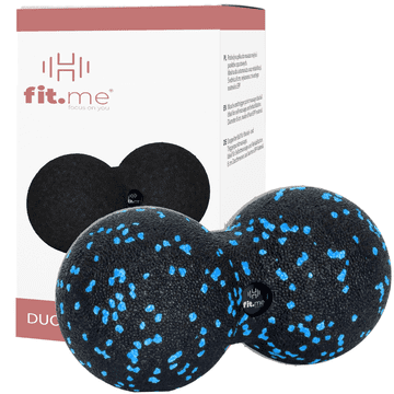 shumee DOUBLE DUOBALL MASAŽNA ROLER ŽOGA SPROŠČUJOČA TRDA EPP V KARTONSKI ŠKATLI