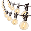 HOME & MARKER® Steklene luči na traku, Vrtne luči, Dekorativne luči, Vodoodporne (Toplo Bela,50 kosov, dva kompleta) | Y2ARDBULBS