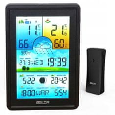 shumee VREMENSKA POSTAJA BALDR BREZŽIČNI BAROMETER TERMOMETER LCD BARV