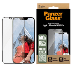 PanzerGlass zaščitno steklo za iPhone 16e/14/13/13Pro, UWF
