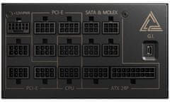 MSI napajalnik MEG Ai1300P PCIE5/ 1300W/ ATX3.1/ akt. PFC/ 10 let garancije/ 120mm ventilator/ modularni/ 80PLUS Platinum