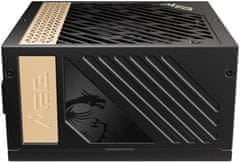 MSI napajalnik MEG Ai1300P PCIE5/ 1300W/ ATX3.1/ akt. PFC/ 10 let garancije/ 120mm ventilator/ modularni/ 80PLUS Platinum
