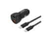 Philips Philipsov avtomobilski polnilec 2521C/00 + 1m kabel USBC do USBC, črn