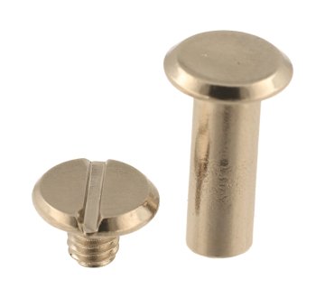 shumee Vijačne zakovice Vijak za zakovice 10 mm SET srebrne ploščate glave 50 kosov DIY
