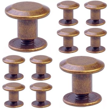 shumee Vijačne zakovice Vijačne zakovice Vijačne zakovice 5 mm St. Zlato SET 100 kosov
