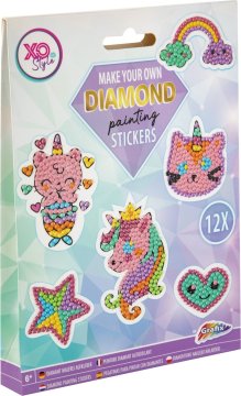 GRAFIX Diamond slikarstvo nalepke Fantasia 12pcs