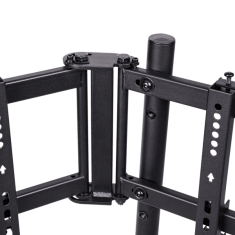 Thermaltake GEA trojno stojalo za dirkalni monitor, črno, 32"-55" / kompatibilno z Racing Simulator Cockpit GR500 