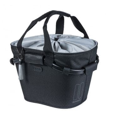 Basil Carry Classic Carry torba za krmilo črna/siva 15L
