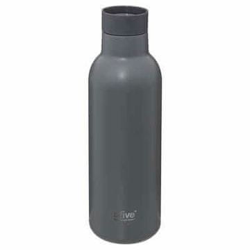 5Five® TERMOS STEKLENICA Iso siva 0,45 l 360° pokrovček jeklo