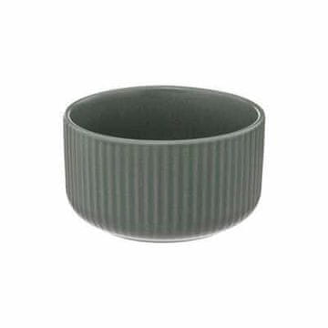 5Five® Cotele KERAMIČNA SKLEDA 420 ml zelena z elegantnimi linijami