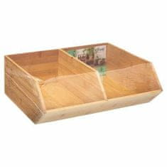 5Five® Bambusov organizator z 2 predelkoma 35x30,5x12,5 cm