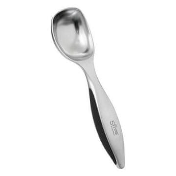 shumee ŽLICA ZA SLADOLED, nerjaveče jeklo, z gumijastim ročajem, srebrna