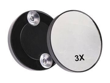 Povečevalno ogledalo s priseski Ø9; 10 cm - (10 cm, 3x) črno