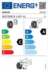Dunlop Letna pnevmatika 265/50R19 110Y XL FR SportMaxx RT2 SUV 543043