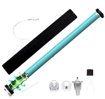 MXM Pametni WiFi motor za rolete + solarni panel + RF daljinski upravljalnik - Tuya