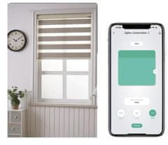MXM Pametni WiFi motor za rolete + solarni panel + RF daljinski upravljalnik - Tuya