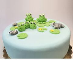 shumee Figurice za dekoracijo torte, listi lokvanja, 8 kosov.