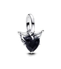 Pandora Majhen srebrn obesek Krilato srce ME 793626C01