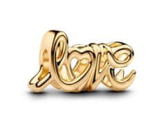 Pandora Čudovita pozlačena perla Love Shine Moments 793055C00